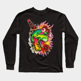 Electric Skull Long Sleeve T-Shirt